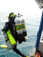 Trimix dive - Multiple gases de-rigeur