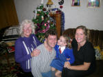 My Mother, sister and naughty niece Geogia. UK 2004