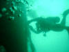 diver on the Bremen. March 2005