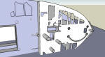 harddeep bow area - 3d image