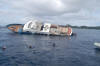 MV Trident tech diving liveaboard boat sinking settling in the water near Koh Tao Thailand